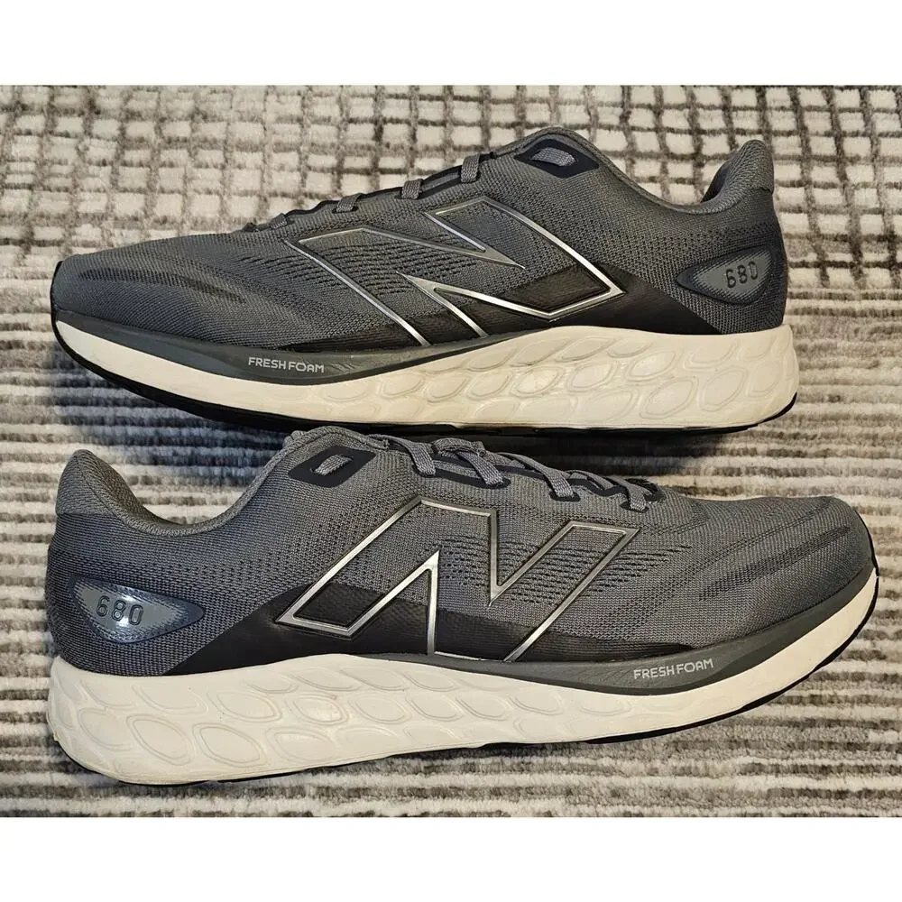 New Balance Fresh Foam 680v8 Harbor Grey Men's Size 15 4E Wide M680LG8